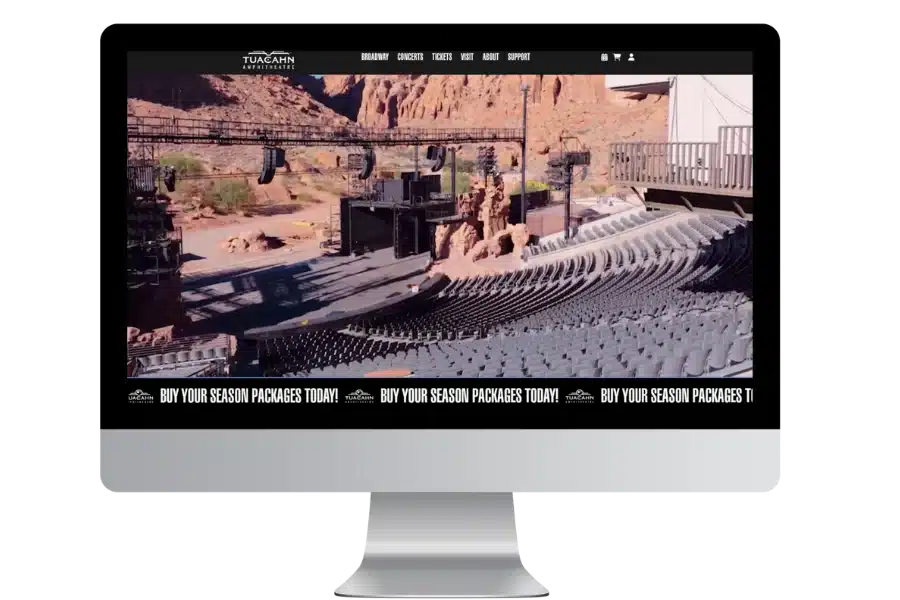 Amphitheater website design