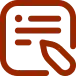 a red and black logo