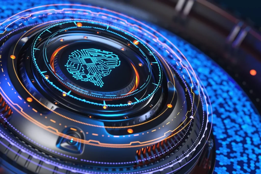 an imaginative idea of what AI search and traditional SEO looks like