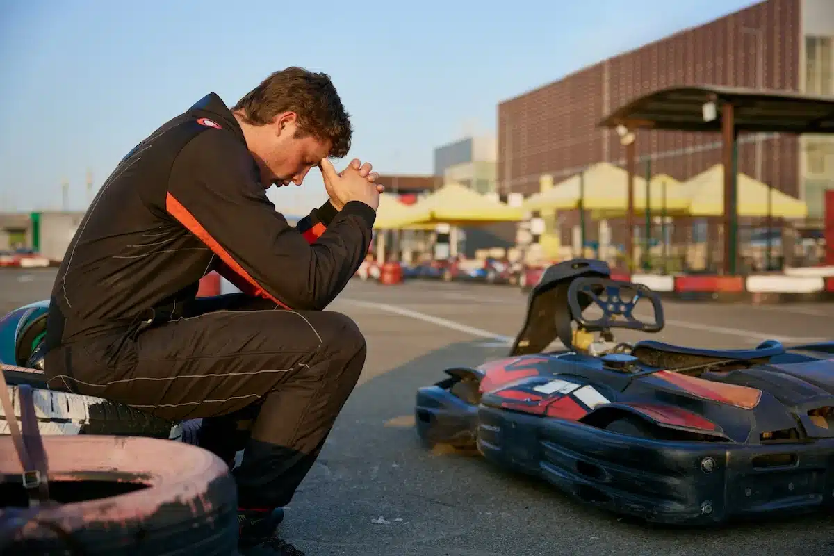 image of a failed pit crew resenting his choices for the SEO Optimization Company