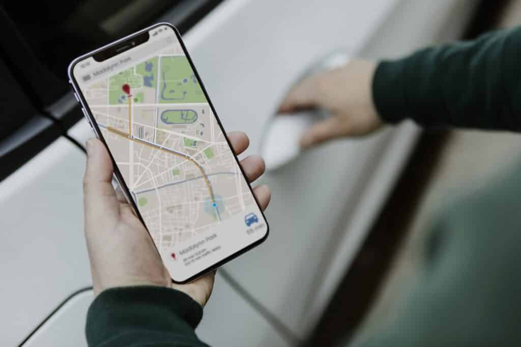 a customer looking at a list of local businesses that shows what is customized for google map seo