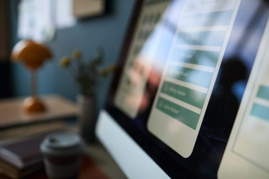 a screen showing a compliant website for doctors