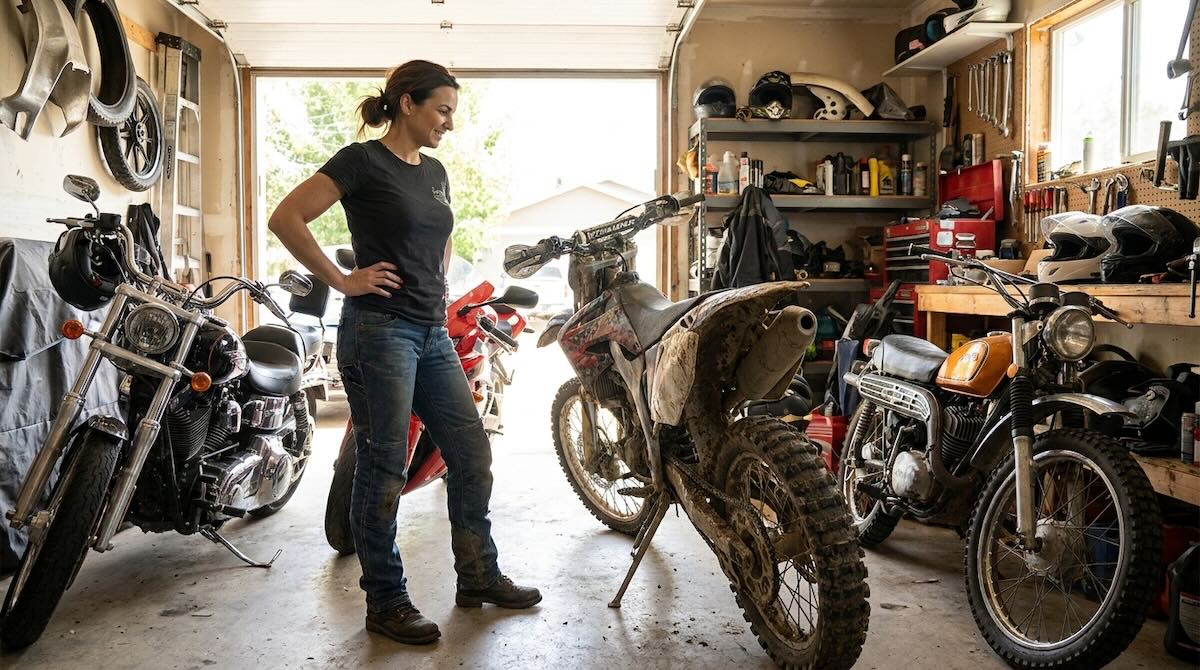 amber goetz looks at her motorcycles and realizes she needs to consolidate like she does with website migration