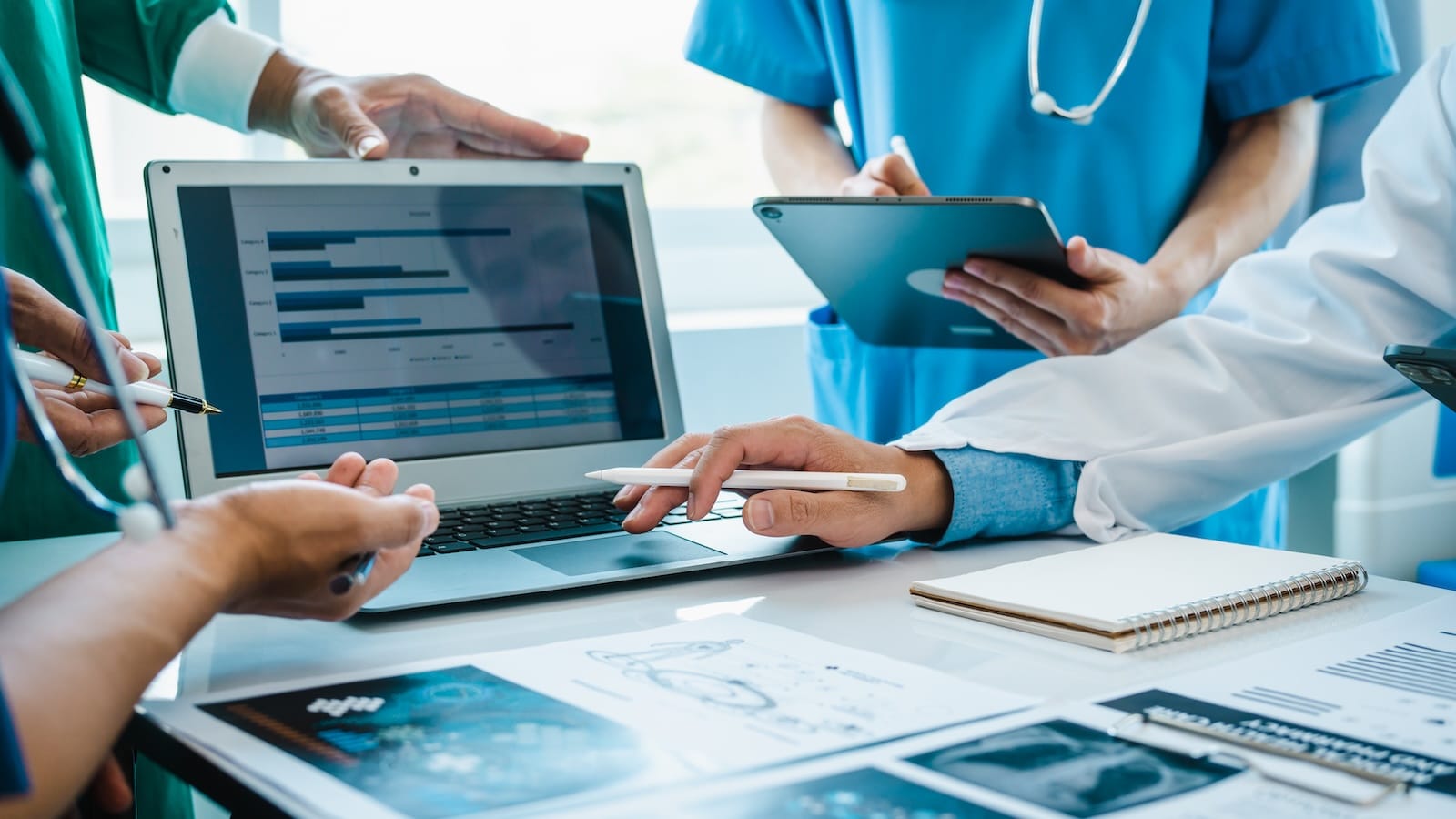 medical professionals viewing ada compliance web design