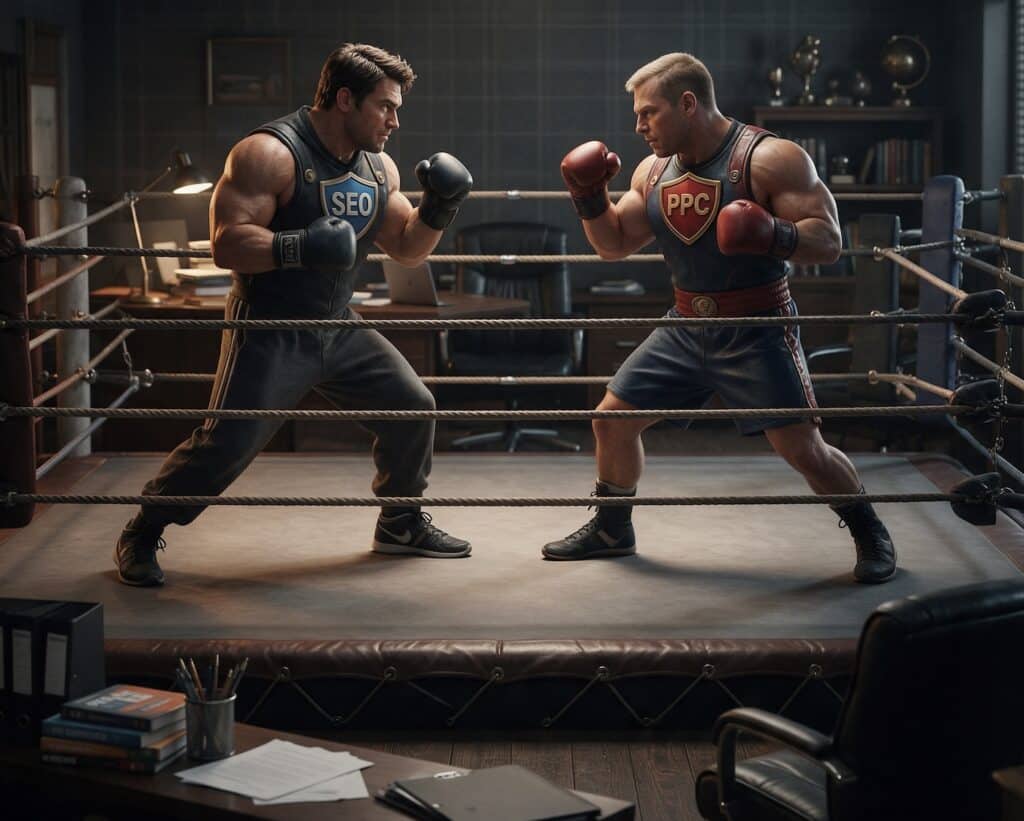 what does a better job at the heavy lifting seo or paid ads?
